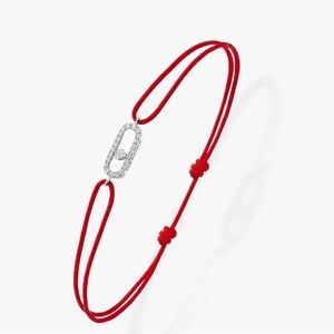 Red Cotton Rope Bracelet